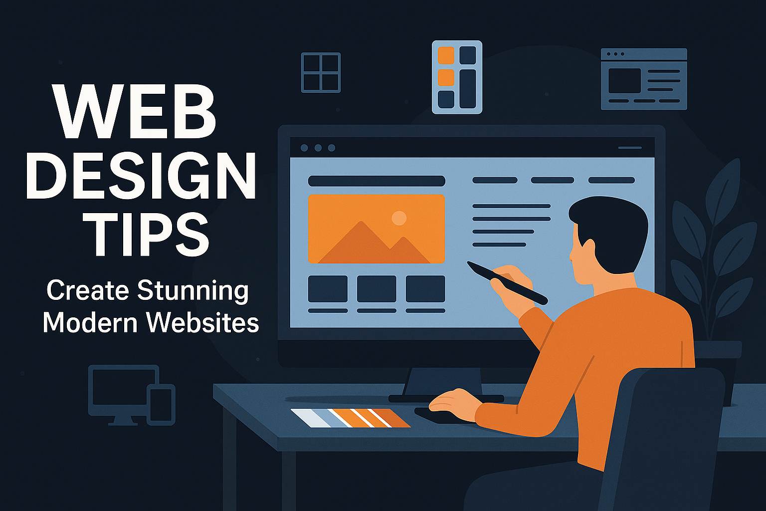 Web Design Tips to Create Stunning Modern Websites